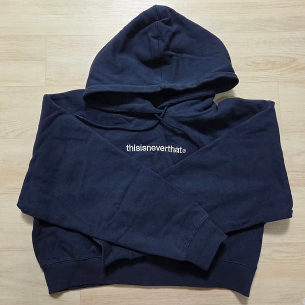 디스이즈네버댓 크롭 후드