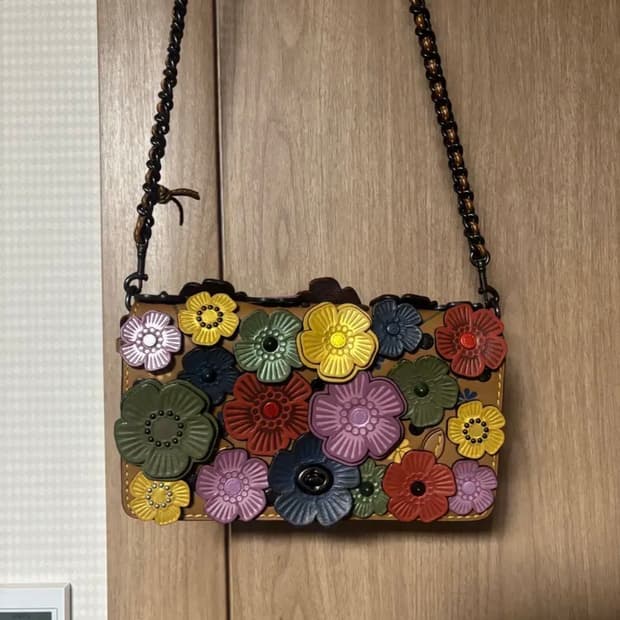 코치 딩키 위드 티 로즈백