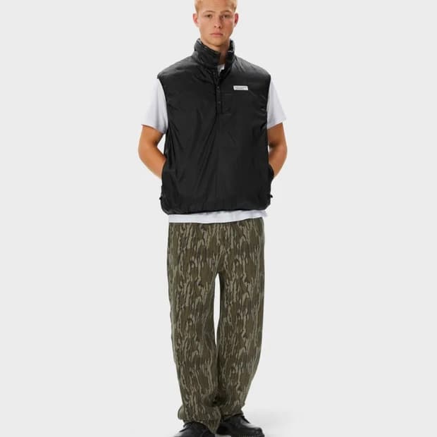 디스이즈네버댓 인슐레이트 리버서블 베스트 조끼 S 블랙