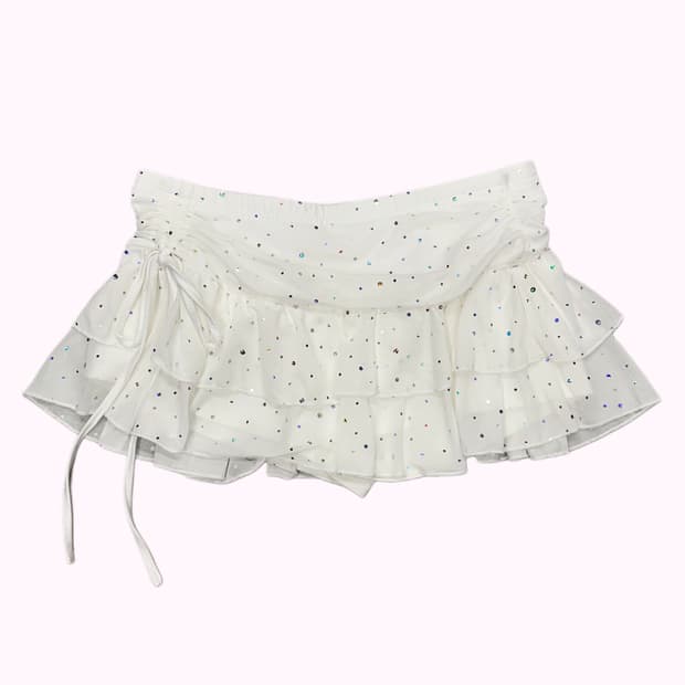 shirring ribbon pants skirt