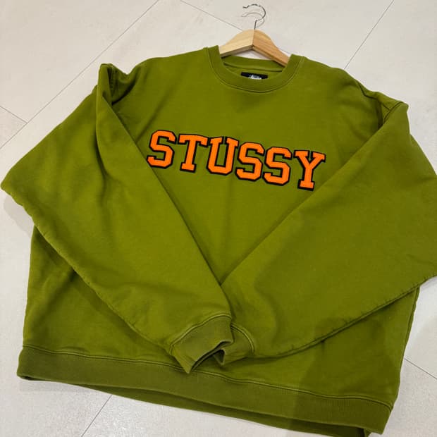 stussy 스투시 맨투맨 라지사이즈