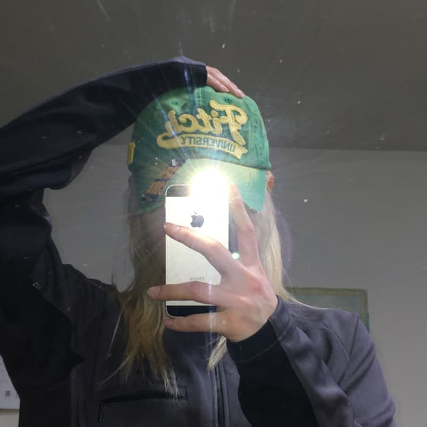 투티/0349 피치 1932 유니버시티 워싱 캡 Y2K 새상품