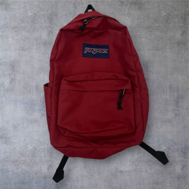 잔스포츠 Jansport 버건디 슈퍼브레이크 백팩