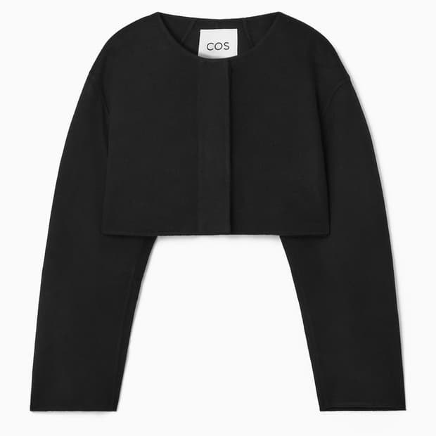 코스 하이브리드 울 크롭 자켓 볼레로