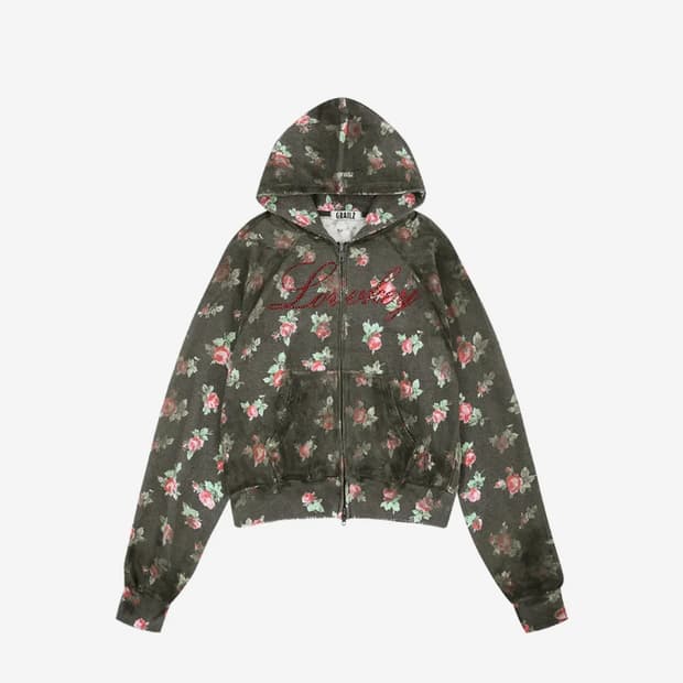 그레일즈 후드집업 차콜