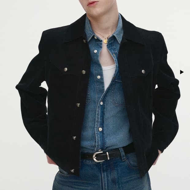 구매)토니웩 코듀로이 웨스턴 트러커