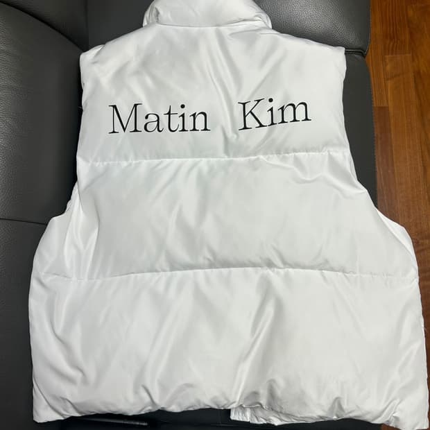 마뗑킴 조끼패딩 L