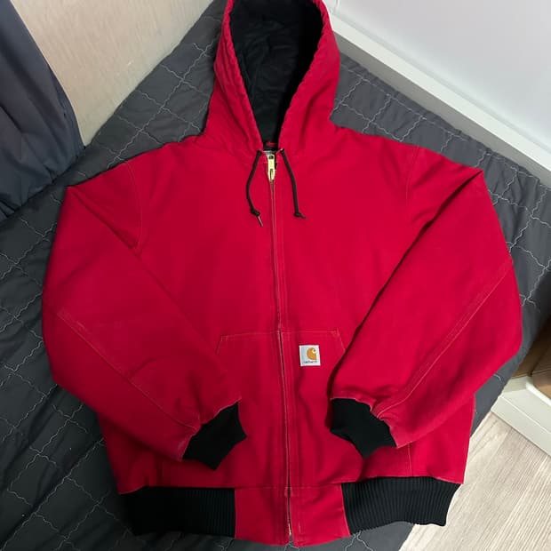 칼하트 액티브 자켓 레드 M