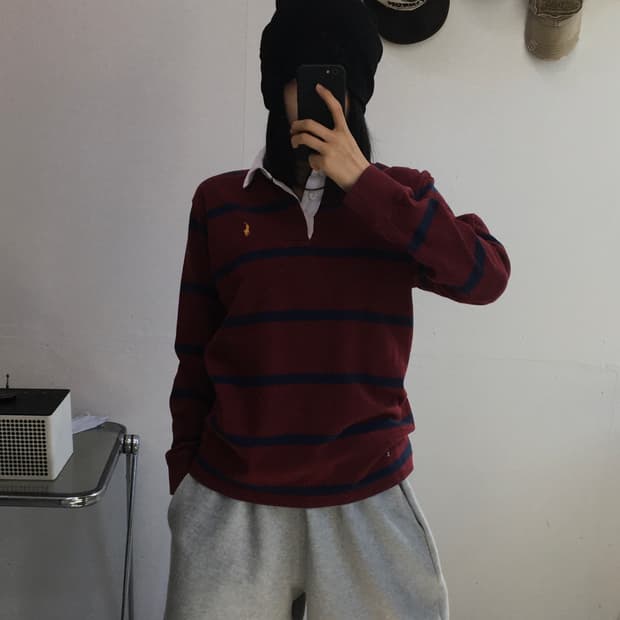 폴로 랄프로렌 스트라이프 롱슬리브