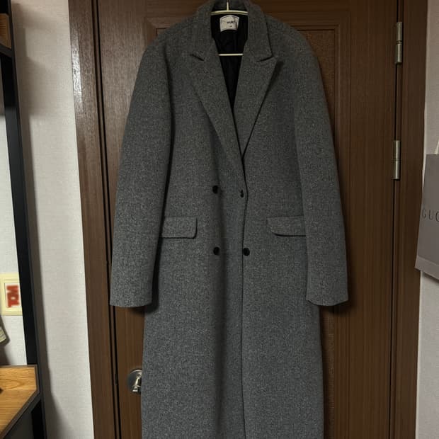 롱 더블 코트
