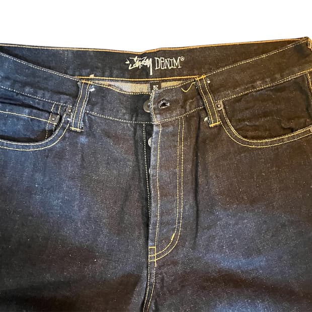 스투시 rough rugged slimfit denim 32