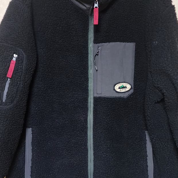 jeep 지프 남성 양털 플리스 후리스 집업자켓 2xl 상태최상