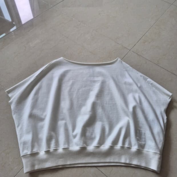 릭오웬스 크롭 스웻셔츠 S