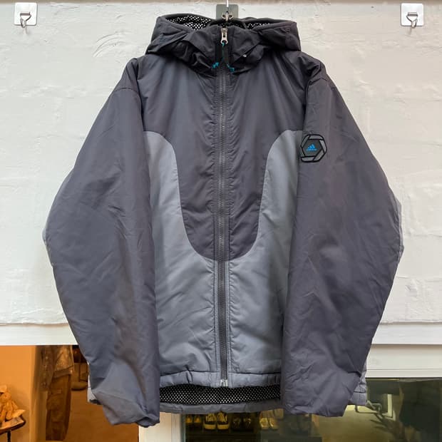 Adidas 90s 후드 퍼프 자켓 S