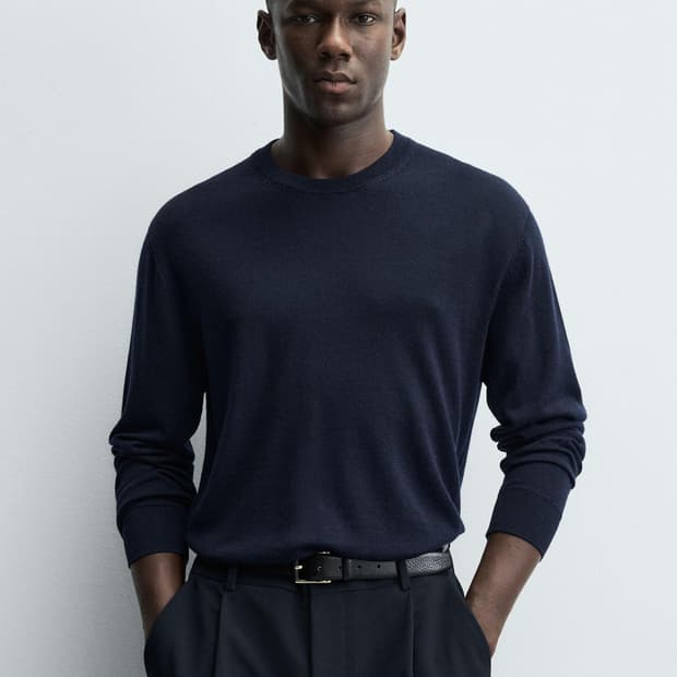 자라 비스코스 혼방 니트 스웨터 M