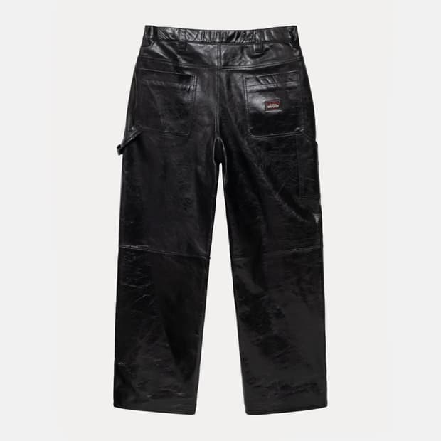 스투시 25ss 레더 카펜터 구매