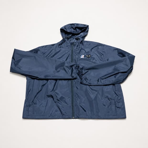 꼼데가르송X까웨 바람막이 블랙 2XL