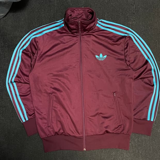 아디다스 마룬 버건디 져지xxl