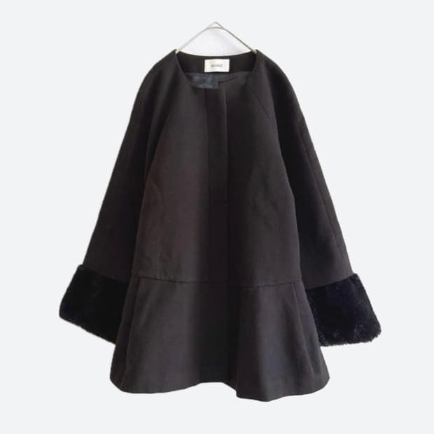 Snidel 스나이델 플레어 a라인 코트 오네갸루일본빈티지리즈리사엑시즈팜