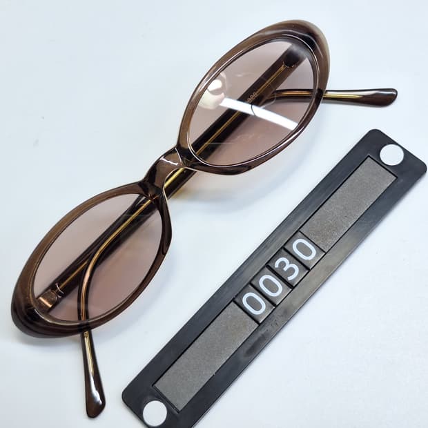 00s 일본 빈티지 보석 장식 긱시크 선글라스 겸 안경테 클래식 레트로 