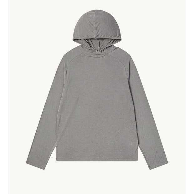 러드 레이어드 후디 그레이