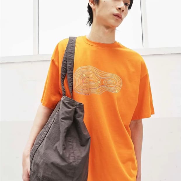 999휴머니티 공존 하프 티(오렌지) 1사이즈