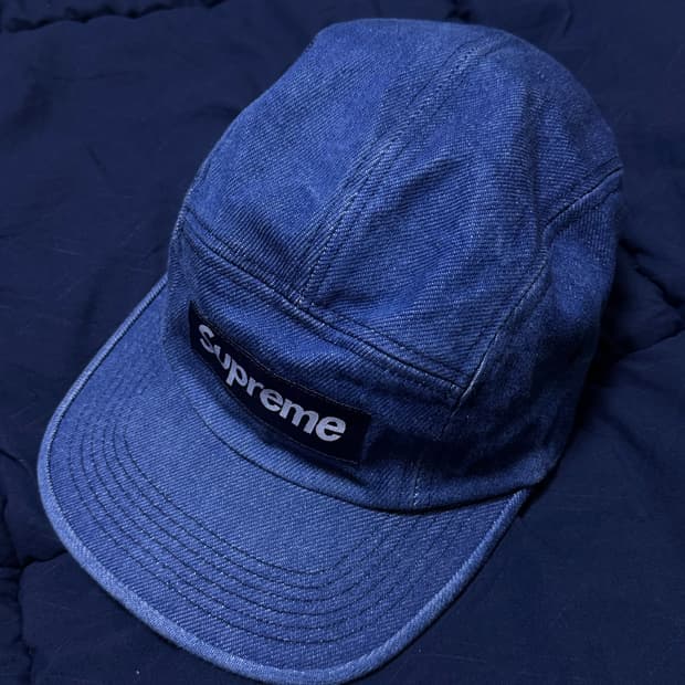 슈프림 데님 캠프캡 