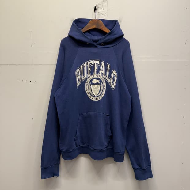 80s USA 빈티지 챔피온 리버스위브 BUFFALO 후디