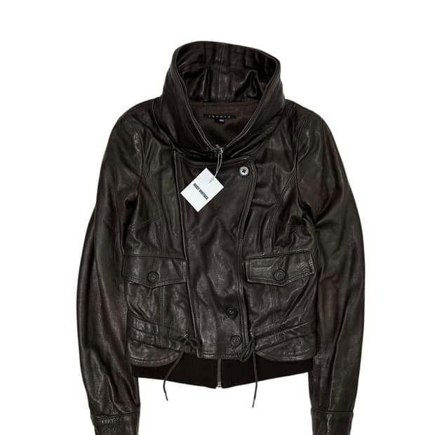 (09s) 띠어리 레더 집업 자켓