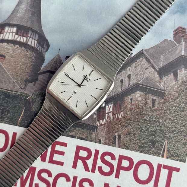 세이코 Seiko 쿼츠 스퀘어