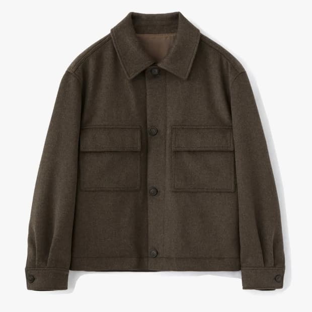 수아레 울 블렌드 멀티포켓 자켓 모카 M