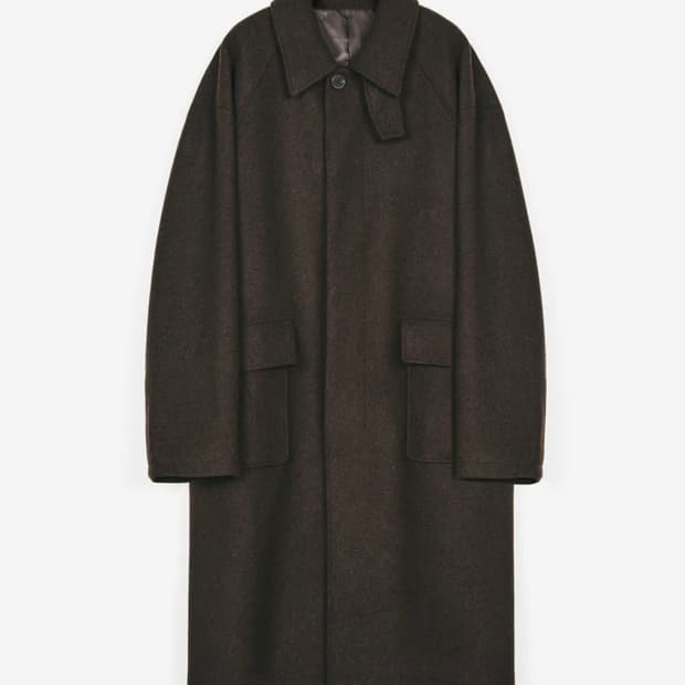 키뮤어 발마칸 코트 브라운