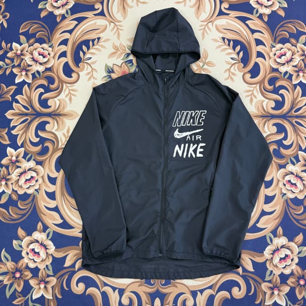 (L)나이키 NIKE 러닝 바람막이 자켓(블랙)