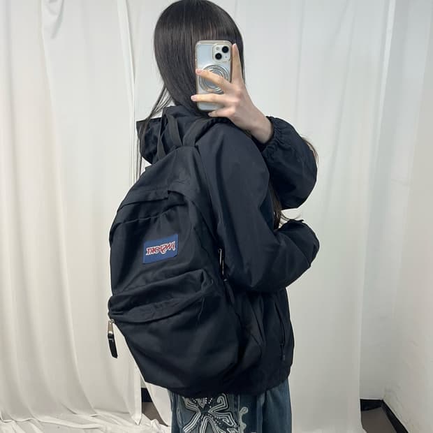 JanSport Black Mini Backpack