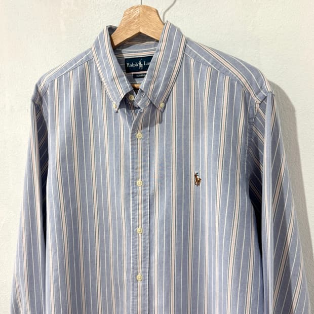 새상품 폴로 스트라이프 셔츠