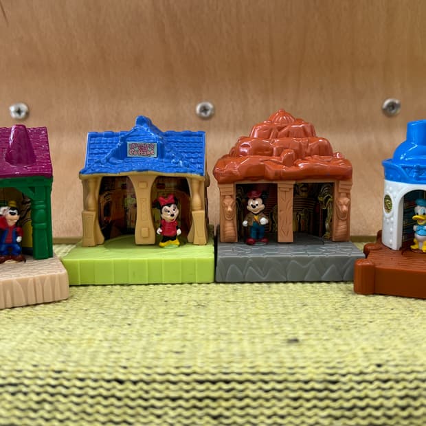 90년대 해피밀 맥토이 미키와 친구들 디즈니랜드 빈티지토이 