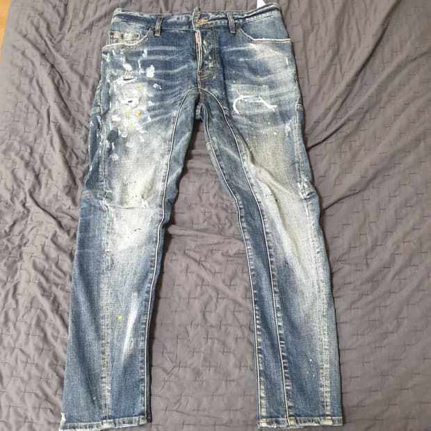 디스퀘어드2 데미지 워싱 청바지