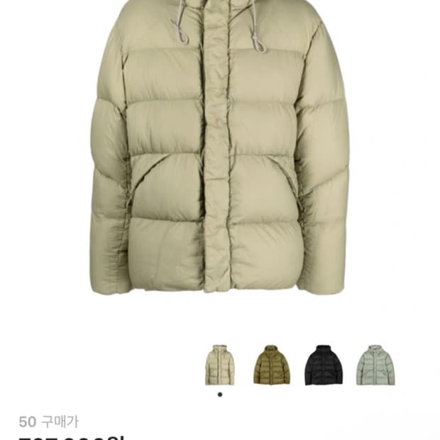 Ten c 알파인 다운 자켓 페일토프