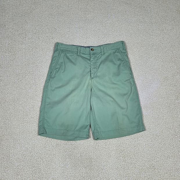 [폴로 랄프로렌] 포니 로고 자수 코튼 치노 하프 팬츠 | S00045