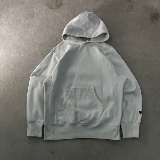 95 헤리티지플로스 코튼 화이트 후드티