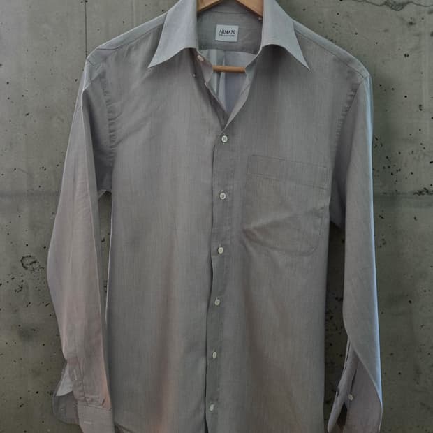 아르마니 꼴레지오니 고급 그레이 셔츠 / 자켓 이너용