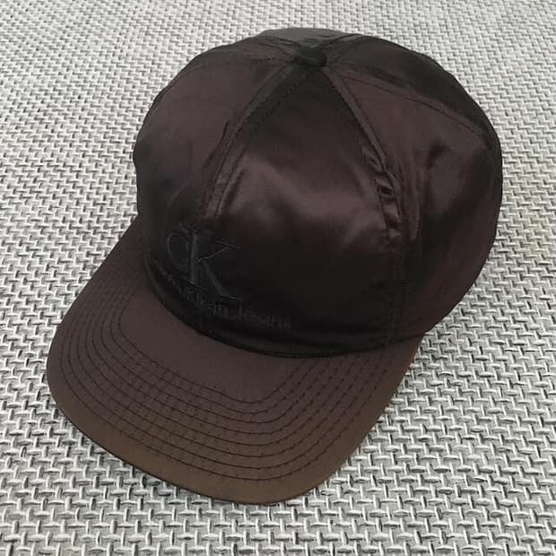 90s USA made Glossy brown ballcaps