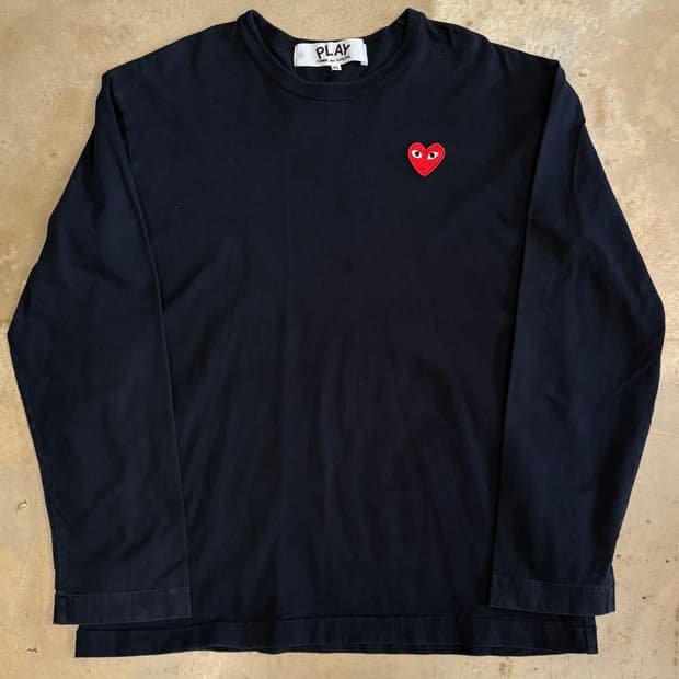 🫶🏻 꼼데가르송 Black 롱슬리브 🫶🏻