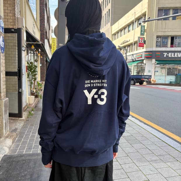Y-3 stacked 후드