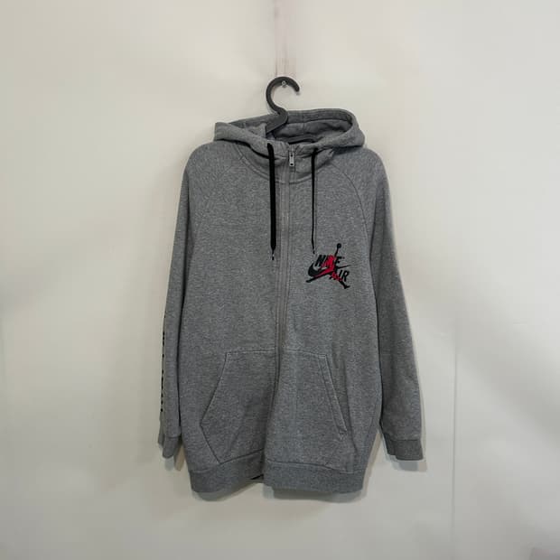 나이키 조던 남성 그레이 기모 후드집업 95