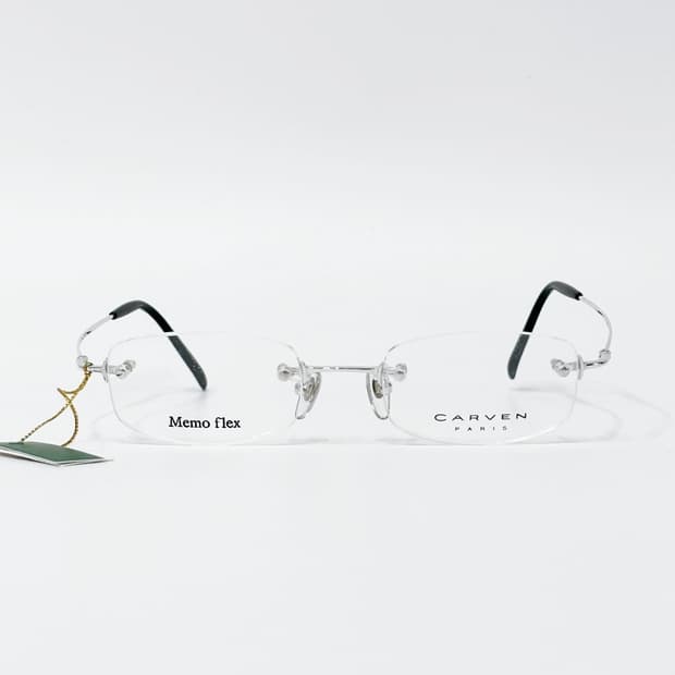 CARVEN 실버 무테 데드스탁 빈티지안경