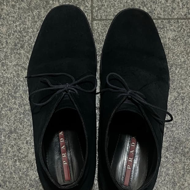 프라다 스포츠 스웨이드 부츠