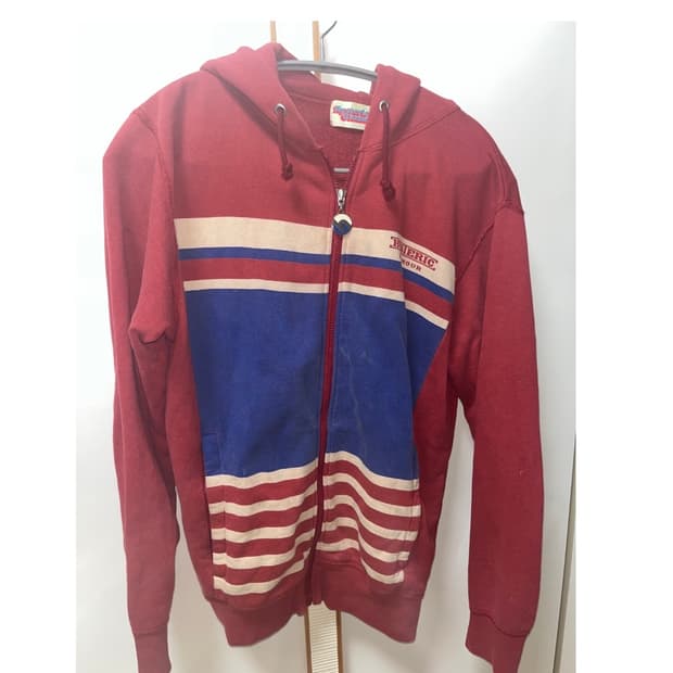 히스테릭글래머 후드집업 빈티지레드