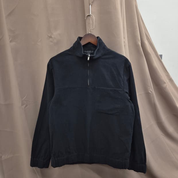 코스 플란넬 반집업 S