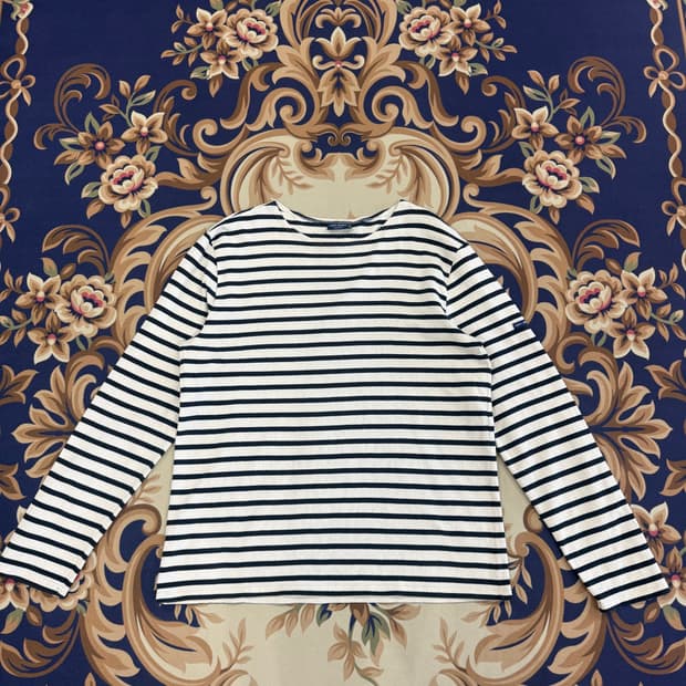 (XXL)세인트제임스 Saintjames 스트라이프 긴팔티셔츠